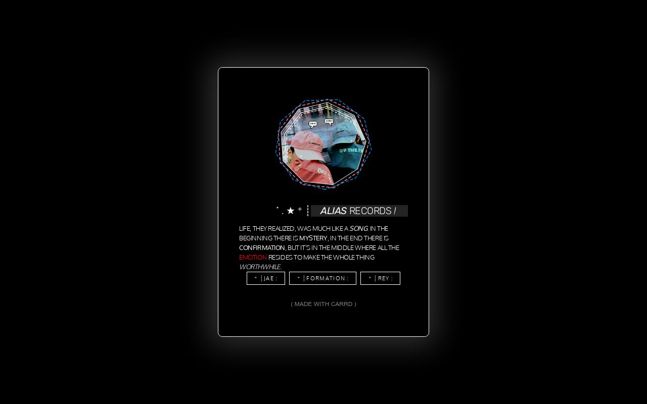 Carrd profile picture for @anonymity